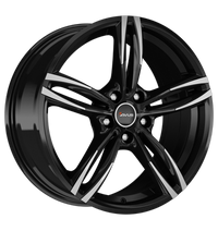 Avus, AF 15, 8,5x19 ET35 5x112 66,6, black polished