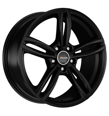 Avus, AF 15, 7,5x17 ET35 5x112 66,6, matt black