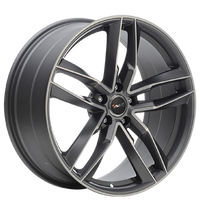 Avus, AF 16, 10x21 ET20 5x112 66,6, matt anthracite polished