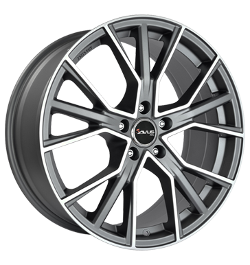 Avus, AF 18, 8,5x19 ET47 5x120 65,1, matt anthracite polished