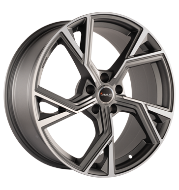 Avus, AF 20, 8x18 ET48 5x112 57,1, matt anthracite polished