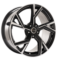 Avus, AF 20, 8,5x19 ET48 5x112 57,1, black polished