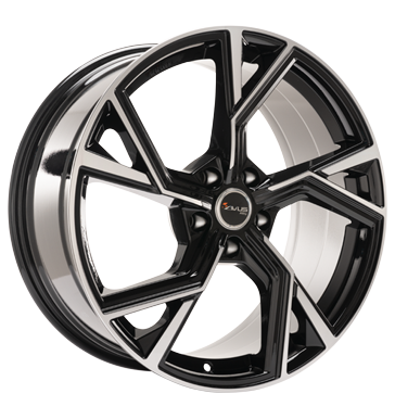 Avus, AF 20, 8,5x19 ET48 5x112 57,1, black polished