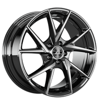 Alutec, ADX.01, 7x17 ET50 5x112 70,1, diamant schwarz frontpoliert
