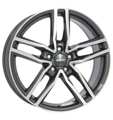 Alutec, Ikenu, 8x19 ET20 5x112 66,5, graphit frontpoliert