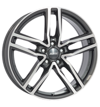 Alutec, Ikenu, 8x19 ET42 5x108 65,1, graphit frontpoliert