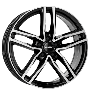 Alutec, Ikenu, 7,5x17 ET40 5x112 66,5, diamant-schwarz frontpoliert