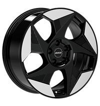 Alutec, Solar, 8x19 ET49 5x112 57,1, diamant schwarz frontpoliert