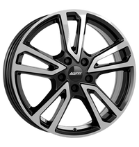 Alutec, Tormenta, 7,5x17 ET40 5x112 66,5, diamant-schwarz frontpoliert