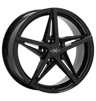 Axxion, AX10, 7,5x17 ET40 5x112 66,6, schwarz glänzend lackiert