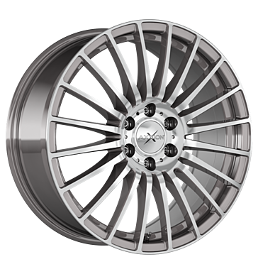 Axxion, AX5, 9x20 ET33 5x112 66,6, daytona grau hochglanzpoliert
