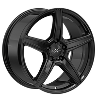 Axxion, AX7, 9x19 ET45 5x112 72,6, schwarz glänzend lackiert