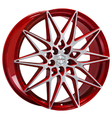 Axxion, AX9, 8,5x19 ET35 5x120 72,6, kirschrot hochglanzpoliert
