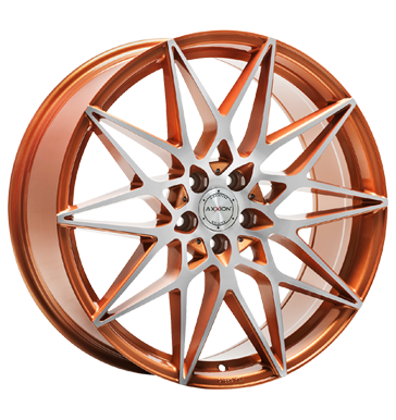 Axxion, AX9, 8,5x19 ET40 5x114,3 72,6, kupfer hochglanzpoliert