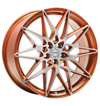 Axxion, AX9, 8,5x19 ET40 5x114,3 72,6, kupfer hochglanzpoliert