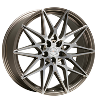 Axxion, AX9, 9x20 ET35 5x112 66,6, platin grau hochglanzpoliert