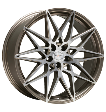 Axxion, AX9, 8,5x19 ET35 5x112 66,6, platin grau hochglanzpoliert