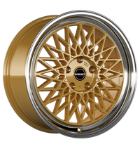 Borbet, B, 8x17 ET35 5x120 72,5, gold rim polished