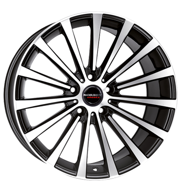 Borbet, BLX, 8,5x19 ET35 5x112 72,5, black polished matt