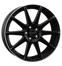 Borbet, GTX, 8x19 ET53 5x114,3 72,5, black matt rim silver