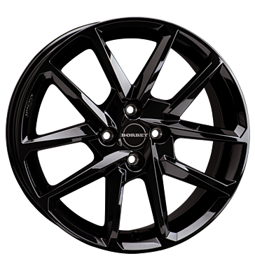 Borbet, N, 6,5x16 ET35 4x98 58,1, black glossy