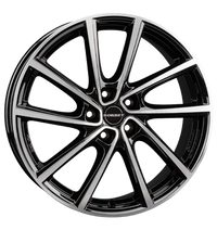 Borbet, V, 7x19 ET45 5x114,3 67,1, black polished glossy