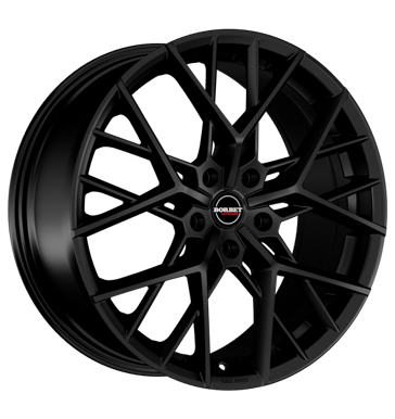 Borbet, BY, 11x23 ET45 5x130 71,6, black matt