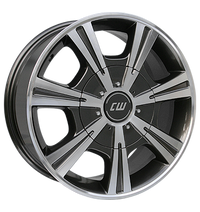 Borbet, CH, 7,5x17 ET47 5x160 65,1, mistral anthracite polished