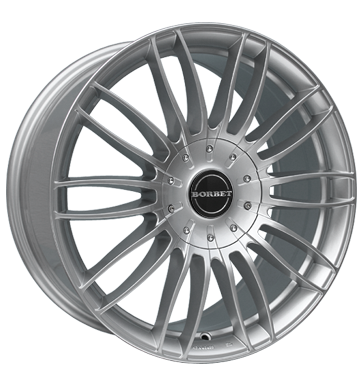Borbet, CW3, 9x20 ET40 5x114,3 60,1, sterling silver