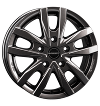 Borbet, CW5, 6,5x16 ET66 5x130 89,1, mistral anthracite glossy