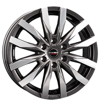 Borbet, CW6, 7,5x18 ET30 6x139,7 106,1, mistral anthracite glossy polished