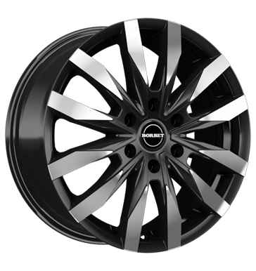 Borbet, CW6, 6,5x16 ET62 6x130 84,1, black polished matt