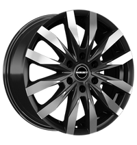 Borbet, CW6, 6,5x16 ET54 6x130 84,1, black polished matt