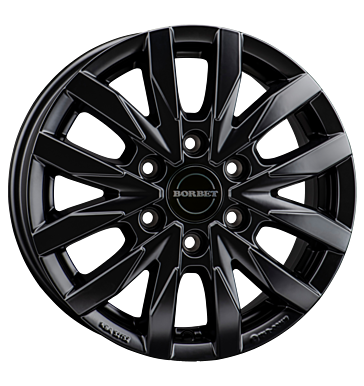 Borbet, CW6, 6,5x16 ET50 6x120 74,6, black matt