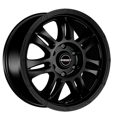 Borbet, CW8, 8x18 ET50 5x130 78,1, black matt