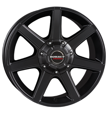 Borbet, CWE, 8,5x18 ET38 6x127 77,8, black matt