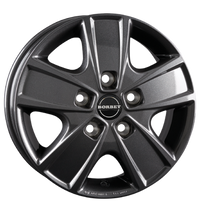 Borbet, CWG, 6x16 ET68 5x130 78,1, mistral anthracite glossy