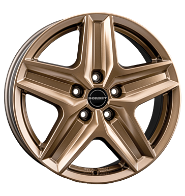 Borbet, CWZ, 7,5x18 ET53 5x120 65,1, bronce matt