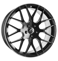 Damina Performance, DM01, 9x20 ET26 5x112 66,6, black polished lip