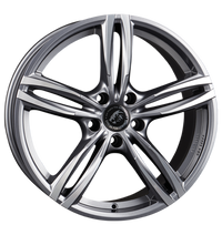 Damina Performance, DM03, 8x18 ET45 5x112 66,6, anthracite polished