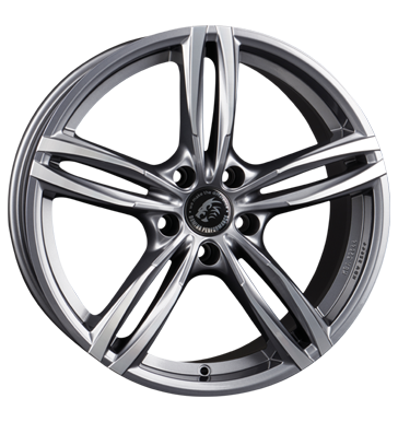 Damina Performance, DM03, 8x18 ET45 5x120 72,6, anthracite polished
