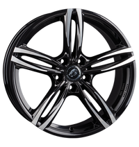 Damina Performance, DM03, 8x18 ET45 5x112 66,6, black polished
