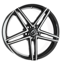 Damina Performance, DM04, 9,5x19 ET35 5x112 66,6, black polished