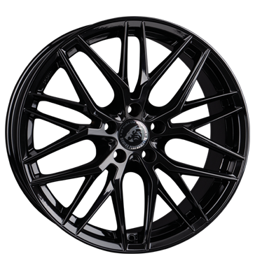 Damina Performance, DM08, 9x20 ET45 5x120 65,1, black painted