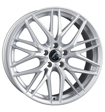 Damina Performance, DM08, 8,5x20 ET45 5x112 66,6, silver painted