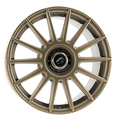 Damina Performance, DM09, 8x18 ET30 5x112 72,6, matt bronze painted