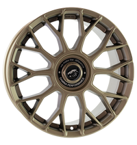 Damina Performance, DM10, 8x18 ET45 5x108 72,6, matt bronze painted