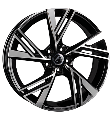 Damina Performance, DM14, 8,5x19 ET45 5x112 66,6, black polished