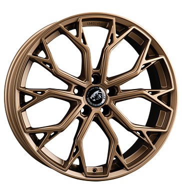 Damina Performance, DM18, 8x18 ET45 5x120 72,6, matt bronze painted