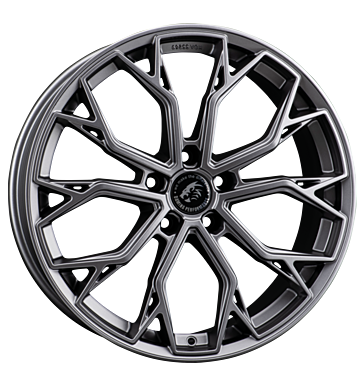 Damina Performance, DM18, 8,5x19 ET35 5x112 66,6, matt grey painted